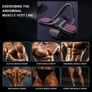 Tự động phục hồi bụng bánh xe với truy cập, cho cốt lõi tập luyện, AB con lăn cho Abs Workout với bộ đếm thời gian, tập thể dục bánh xe