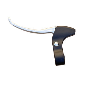 Ensemble de guidon de vélo de montagne avec leviers de frein, mécanique plat, antidérapant, noir, bleu ciel, pailleté, pour vélos de montagne - Product Image 4