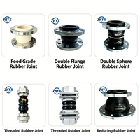 Joint d'expansion concentrique en caoutchouc EPDM NBR pour conduite de pompe à eau DN50-DN1200 PN10 PN16 Norme DIN EN