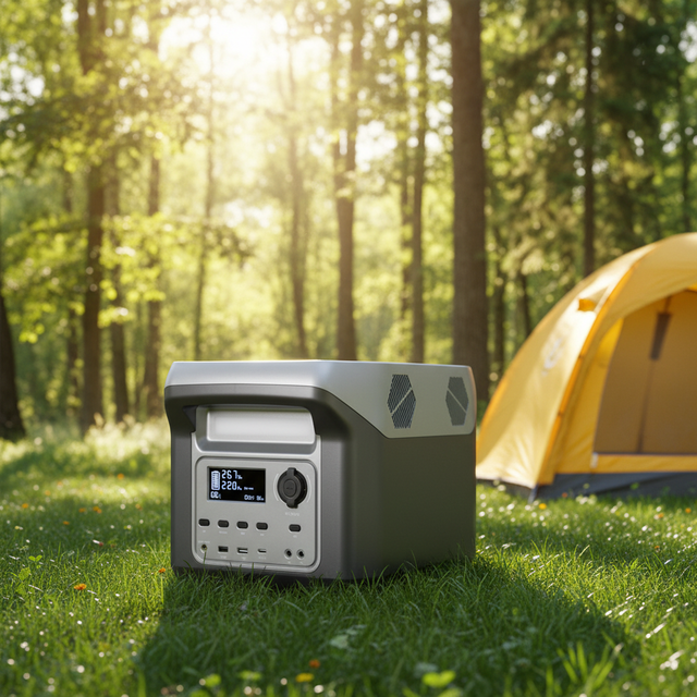 1200W Portable Power Station 640-1024Wh LiFePO4 Fast Charging Multi-Source Solar Generator Backup Power Camping Home Emergency