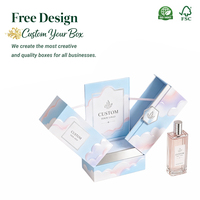 Caja de Perfume Personalizada de 200 ml, Caja Plegable de Lujo para Botellas de Perfume Grandes y Sets de Regalo, Venta al Por Mayor, MOQ Bajo, Premium