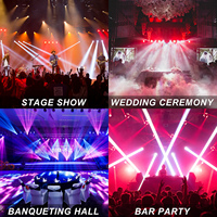 Projecteurs LED mobiles 230W à faisceau, RGBW, pour scène, discothèque, bar, avec contrôle DMX, lumière blanche, flight case, IP33, Ra90, en promotion