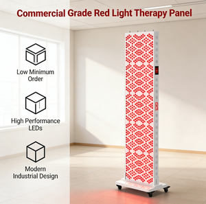 <span class=keywords><strong>Appareil</strong></span> de luminothérapie rouge professionnelle 1200W pour le corps entier, 7 longueurs d'onde 630-1060nm, panneau LED pulsé avec minuterie et gradation, pour cliniques et bien-être - Product Image 1