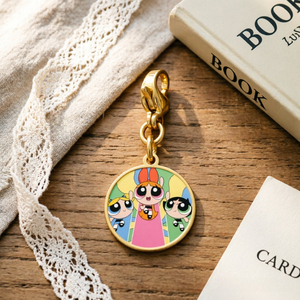Bracelet à breloques italien en acier inoxydable avec personnages <span class=keywords><strong>de</strong></span> dessins animés classiques d'anime 3 policiers, breloques à clipser et pendentif queue <span class=keywords><strong>de</strong></span> homard - Product Image 4