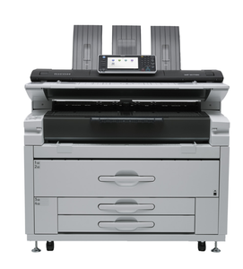 เครื่องถ่ายเอกสาร A0 W7100SP รูปแบบกว้าง Ricoh MP แบบ W7100ใช้โดยตรงเครื่องถ่ายเอกสารสีสันสดใส - Product Image 1