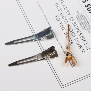 Pinza de Pelo Metálica de Una Sola Horquilla, Color <span class=keywords><strong>Plata</strong></span>, Oro y Negro, del Mercado de Pequeños Artículos de Yiwu - Product Image 6