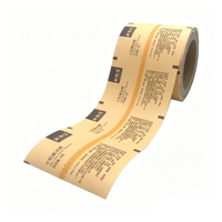 Rollo de película para envasado de alimentos plástico aluminio bolsita laminada PLA biodegradable Bopp impresa personalizada