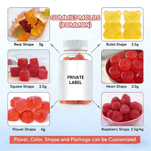 OEM天然フルーツ風味ヘンプグミベア 免疫力向上 エネルギー補給 気分安定剤 ヘンプエキスグミ - Product Image 5