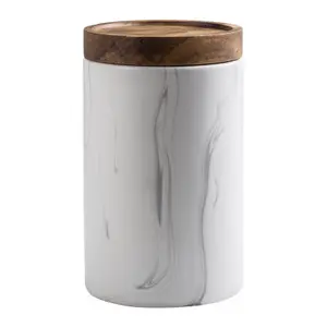 Retro marmorierte versiegelte Tee kanister Keramik Nordic Lagerung Kanister Kreative Küche Getreide Lagerung Kanister