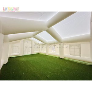 Tente de <span class=keywords><strong>camping</strong></span> gonflable imperméable en PVC/Oxford, tente de réception blanche - Product Image 3