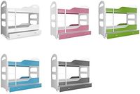 Loft de luxe pour enfants en bas âge en bois pas cher blanc prix princesse lit superposé bébé bébé adolescente filles lit