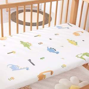 Knitted Kids Bed Sheet Cover Soft Baby <b>Crib</b> Sheet with Woven Technics Wearable <b>Bedding</b> <b>Set</b> - Product Image 6