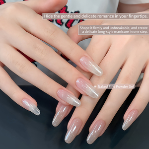 Gel UV 3-en-1 Nouvelle Génération Sans HEMA, Sans TPO, Sans TMPTA avec Paillettes Fines, Extenseur, Durcissant, Non-Extensible, pour Moulages de Sculpture d'<span class=keywords><strong>Ongles</strong></span> - Product Image 5