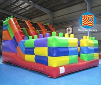 Château gonflable pour enfants et adultes, toboggan gonflable, jeux de sport en plein air, château gonflable personnalisé à vendre
