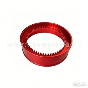 Xingtong Aluminum Alloy Positioning Flange Ring Cnc Machined Painted Surface For Mechanical Parts - Product Image 1
