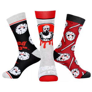 Whale Cotton Black Friday TerrorSox Hombres Mujeres Unisex Calcetines de moda Jason Voorhees Película Calcetines Nuevo diseño Venta al por mayor Calcetines de payaso - Product Image 1