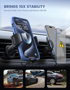 Tốt Nhất Bán 360 Độ Xoay Kim Loại Móc Xe Không Khí Vent Điện Thoại Di Động Chủ Núi Phụ Kiện Xe Hơi Cho Điện Thoại Di Động Chủ Sở Hữu - Product Image 4