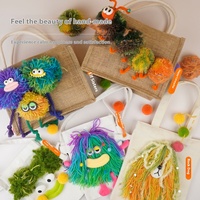 Sac bandoulière créatif en coton tissé fait main Apollo Rabbit – Kit de couture et de tissage DIY pour activités de vacances, dès 7 ans
