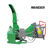 Broyeur à bois hydraulique certifié CE de 7 pouces (178 mm) avec système hydraulique autonome pour tracteur, modèle BX72RH