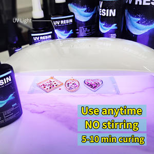 2500G Heldere UV-Hars Hard Type Nieuwe Formule Één Minuut Ultraviolette Zonne-Energie Snel Uithardende Epoxyhars Lijm Voor Gieten & Coating - Product Image 5