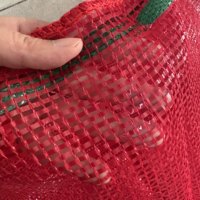 Sac en maille PP à tricotage circulaire pour l'emballage des oignons rouges, 60 * 90 cm, 65 * 95 cm