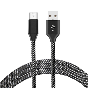 1m 2M 0.5m 2.4A tùy chỉnh sạc sạc datum <span class=keywords><strong>Android</strong></span> nylon bện Micro USB Cable - Product Image 5