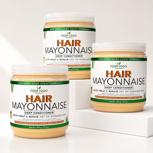 Mascarilla Capilar Reparadora Profunda con Proteína de Huevo y Aceite de Oliva para Cabello Seco y Dañado, 426g, Venta al Por Mayor - Product Image 1