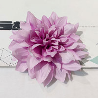 Bunga Artifisial Multi Warna Dahlia Sutra Satu Kepala untuk Dekorasi Pernikahan DIY Hiasan Rambut Pengantin