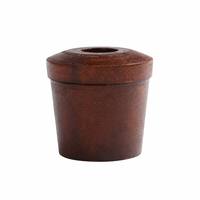 Bouchons ronds en bois de noyer vieilli pour diffuseurs à roseaux, bouchons et fermetures de bouteilles en bois massif, couvercles de flacons