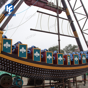 Manège Géant Bateau Pirate 40 Places avec Design Viking en Fibre de Verre pour Fêtes Foraines et Parcs d'Attractions Extérieurs - Product Image 3