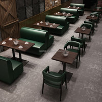 Table de restaurant carrée avec plateau en mélamine résistant aux rayures et pieds en métal pour café, hôtel, restauration rapide, vente en gros, commande en gros