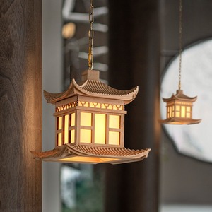 Lámpara de Araña Arquitectónica de Estilo Chino Antiguo Loulan, Modelo Nuevo, Lámpara Decorativa para Sala de Estar, Lámpara Colgante - Product Image 3