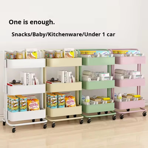 Étagère de rangement moderne en métal <span class=keywords><strong>Lasker</strong></span> pour petite poussette, support mobile pour collations et cuisine, produit populaire sur internet - Product Image 2