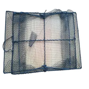 Vierkante Vissen Vouwen Krab Val Mode Paraplu Opvouwbare Fish Net Rivierkreeft Trap Lage Prijs Crab Trap