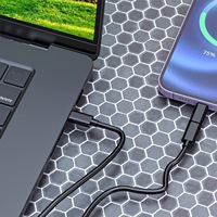 Cable de Datos USB Multifuncional de 60w 3A, Carga Rápida, Kit de Cable de Carga USB C 6 en 1 con Espejo, Adaptador de Viaje para Teléfono