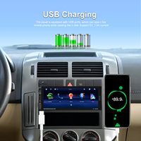 Lecteur MP5 de voiture sans fil Podofo 6,86 pouces 1Din avec écran tactile, Android Auto, BT, TF, AUX, USB TYPE-C, caméra de recul d'usine