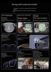 Gafas AR Polarizadas Itour para Viajes de Negocios, Traducción Offline Quadcore, Personalización Rayneo, Pantalla Virtual de 5080 Pulgadas 640x480 - Product Image 3
