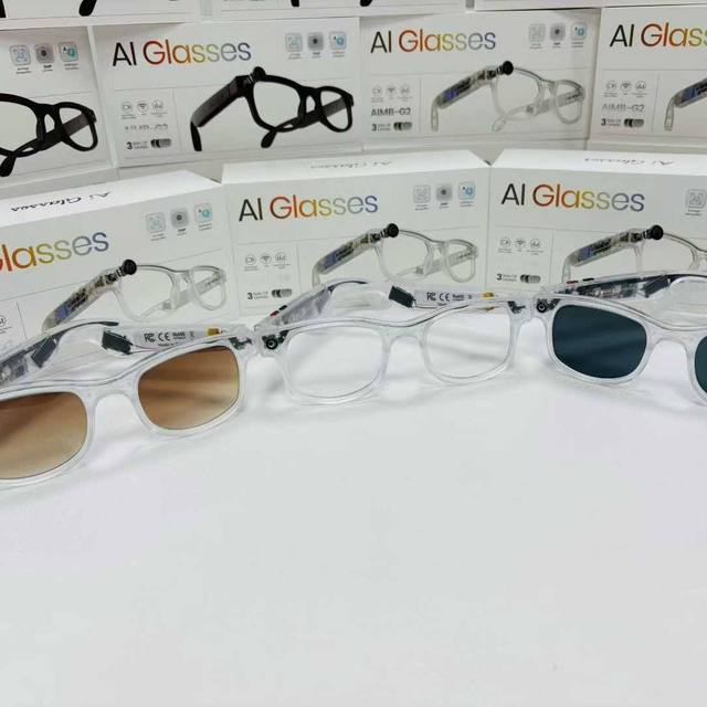 AIMB-G2 Smart Glasses with 8MP Camera for BT Call AI Translation Recognition 1080P Video Recording