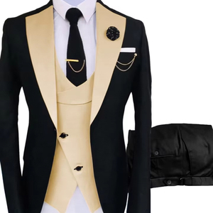 2024 alta calidad moda tres piezas África formal lujo <span class=keywords><strong>color</strong></span> sólido novio hombres trajes <span class=keywords><strong>para</strong></span> <span class=keywords><strong>boda</strong></span> - Product Image 1