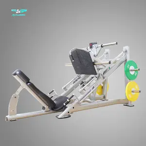 45 Platte geladen Bodybuilding Workout Gym Center Kommerzielle Fitness geräte Fitness geräte Lineare Bein presse ohne Platten