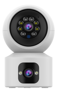 กล้องวงจรปิดภายในบ้าน Eseecloud ความละเอียด 4MP HD จอภาพคู่ เลนส์คู่ ตรวจจับความเคลื่อนไหว เสียงสองทาง แจ้งเตือนภัย หมุน-เอียงได้ สำหรับบ้าน - Product Image 2