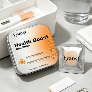 Bandes buccales Health Boost à absorption rapide, 30 unités, pour vitalité diurne, supplément alimentaire quotidien pour le bien-être des adultes - Product Image 4