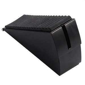 Zinc Alloy Door Stopper Floor Mount Adjustable Height Minimalist Design <b>Gate</b> Block Easy Installation - Product Image 1