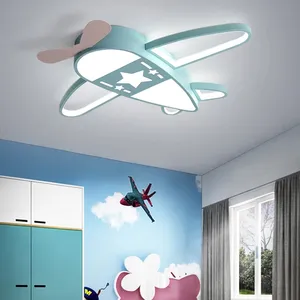 Lámpara de techo moderna y exquisita para dormitorio de niños, accesorios de iluminación para habitación de niños, candelabro LED