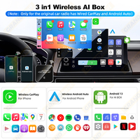 Grandnavi Multimeedia AI Box 2G 16G Adaptador Inalámbrico CarPlay Apple Car Play Box WiFi de Doble Banda BT USB para YouTube Netflix