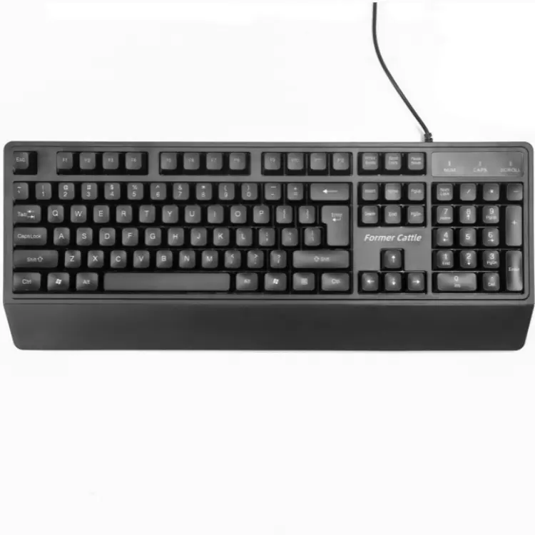 Multifunctional K810 104 Keys USB Wired Gaming Office Keyboard for Laptop