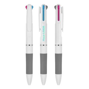 3-in-1 Multicolor Retractable <b>Ballpoint</b> <b>Pen</b> for Kids Custom Logo Personalized Multi-color Plastic Gift <b>Pen</b> - Product Image 2