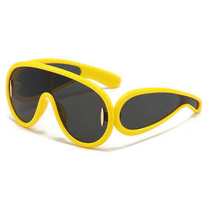 Lunettes <span class=keywords><strong>de</strong></span> soleil <span class=keywords><strong>de</strong></span> luxe 2025 Homme Femme Steampunk Shades Hombre Ladies Party Festival alien Futuriste Y2k Lunettes <span class=keywords><strong>de</strong></span> soleil - Product Image 5