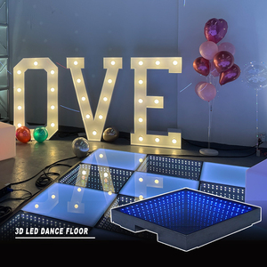 Luces <span class=keywords><strong>de</strong></span> escenario extraíbles <span class=keywords><strong>de</strong></span> <span class=keywords><strong>SUEZ</strong></span> 3D Mirror LED Dance Floor Top para fiestas <span class=keywords><strong>de</strong></span> boda - Product Image 3