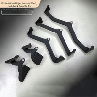 Barre de traction en acier avec revêtement PVC pour équipement de fitness, accessoires pour machine à câble (barre en T, barre en V), poignées d'entraînement, barre de tirage vertical